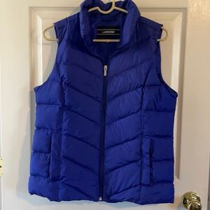 Women’s Lands’ End Winter Down Puffer Vest, size S